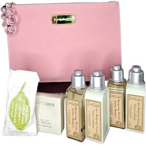 MAC & L'Occitane HOLIDAY GIFT 7 pc set & case new haircare soap travel